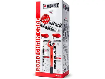 Набір для чищення та змащення ланцюга Ipone Road Chain Care tk177