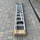 Драбина алюмінієва універсальна розкладна HIGHER 3х10 Стремянка Лестница складная 6.45м - 7.3м ПОЛЬША, фото 9