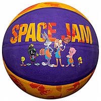 Мяч баскетбольный Spalding Space Jam Tune Squad Ball размер 5, 7 резиновый для улицы-зала (84595Z)