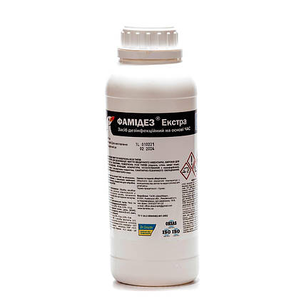 Фамідез Екстра 1,0 л - дезінфекція поверхонь, обладнання