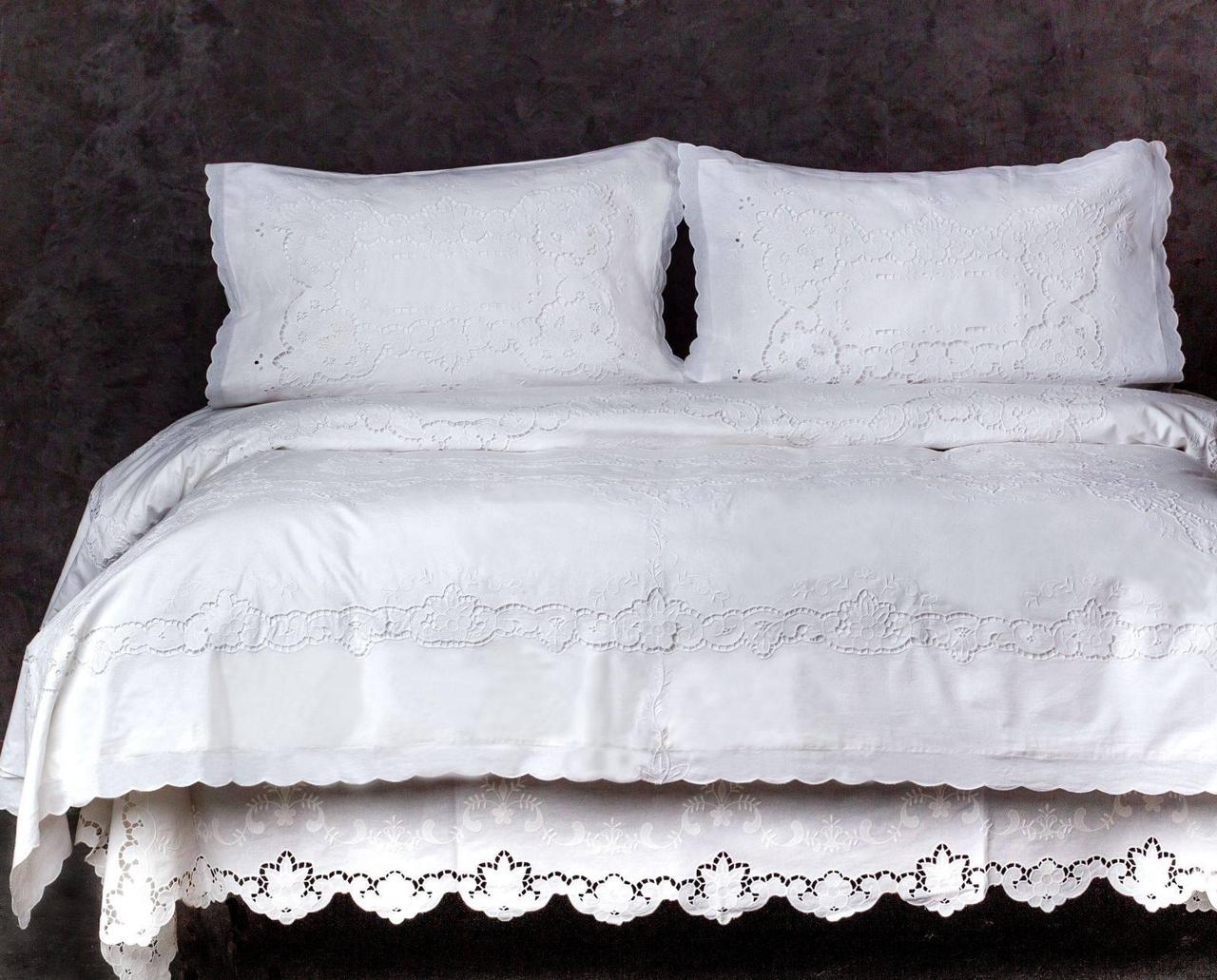Комплект постільної білизни 200х230 білий No Brand 15405, фото 1