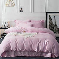 Комплект постельного белья 200*230 розовый KuNmeng 19509