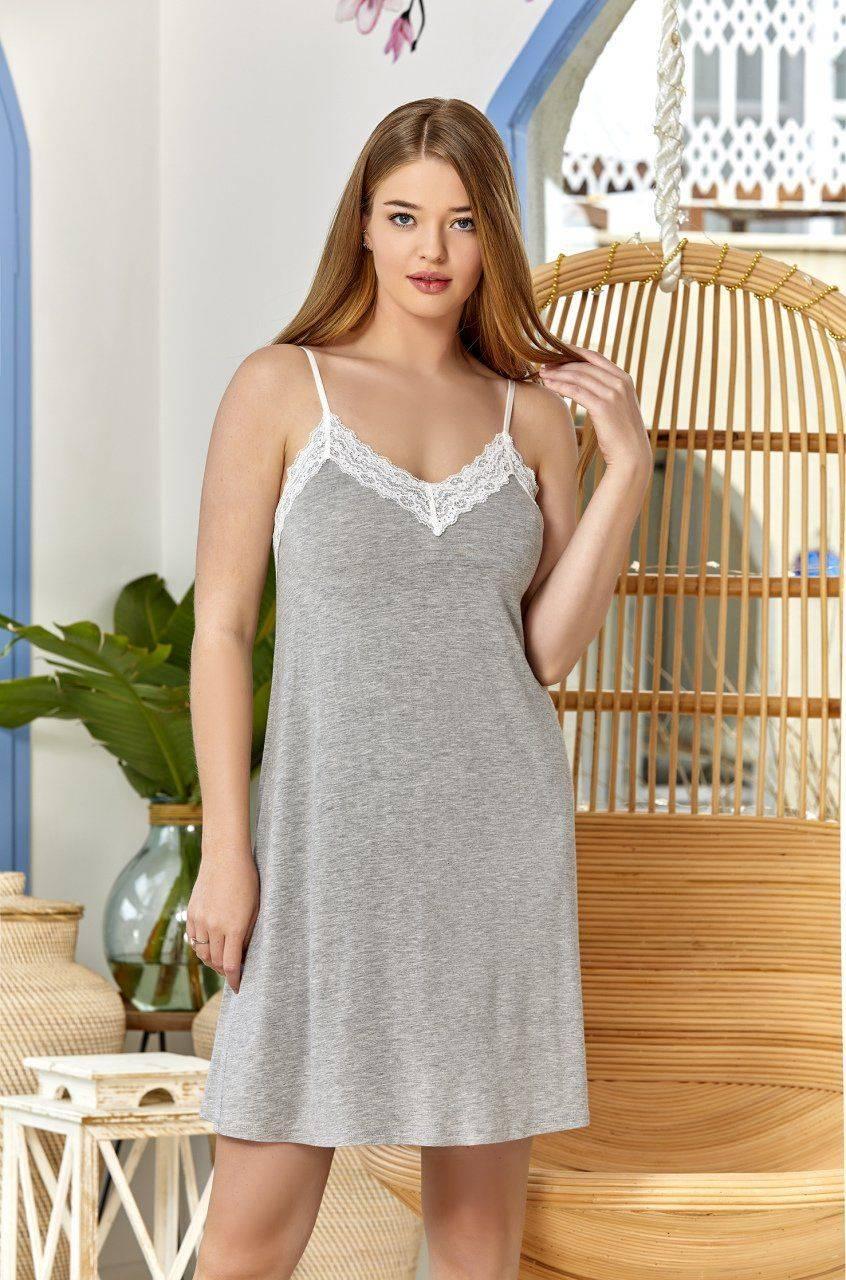 Нічна сорочка S-36 сірий Aqua 21071, фото 1