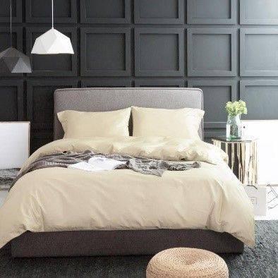 Комплект постільної білизни 150х220 ванільний KuNmeng 19574, фото 1