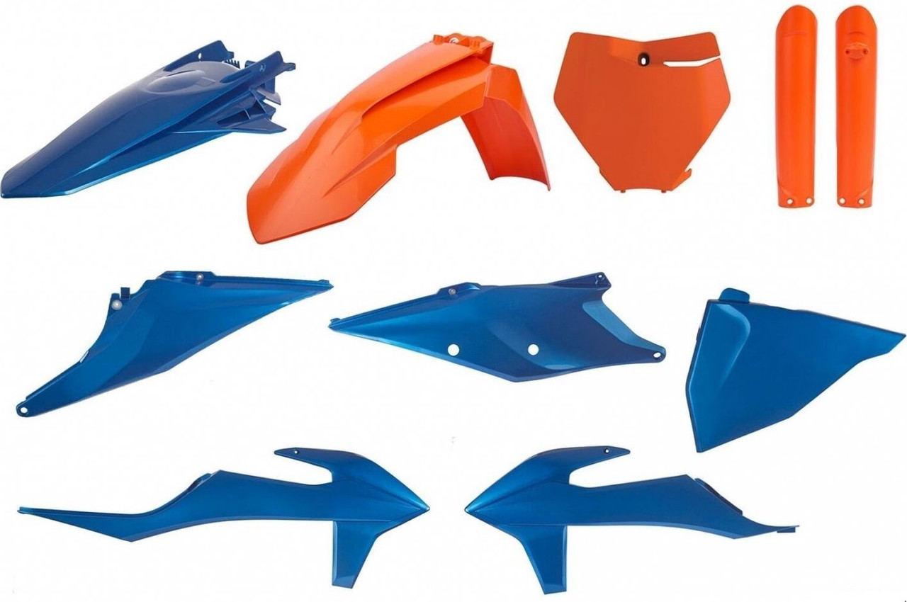 Комплект пластику Polisport MX Kit 91053 для KTM SX,SX-F/XC,XC-F (2019-22), синій/помаранчевий
