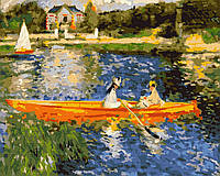 Картина по номерам Ideyka KHO2577 Катание на лодке по Сене ©Pierre-Auguste Renoir, 40*50см