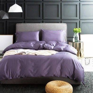 Комплект постільної білизни 150х220 фіолетовий KuNmeng 19598, фото 1