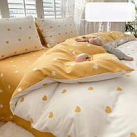 Комплект постільної білизни 150х200 жовтий No Brand 21225