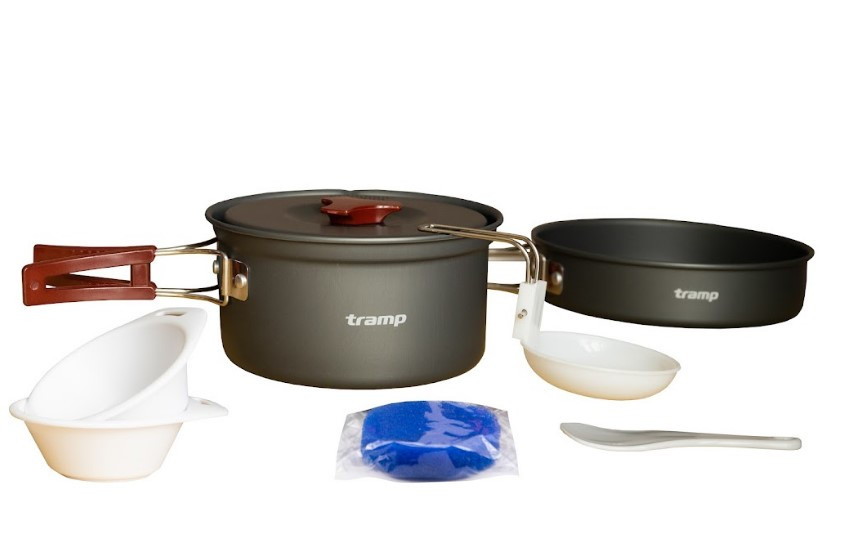 Набір посуду з анодованого алюмінію на 1-2 персони Tramp, UTRC-144, фото 1
