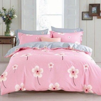 Комплект постільної білизни 150х220 рожевий KuNmeng 19561, фото 1