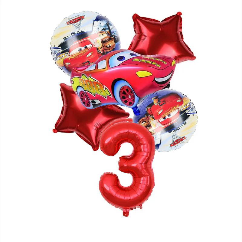 Фонтан із кульок | Тачки Маквин з цифрою