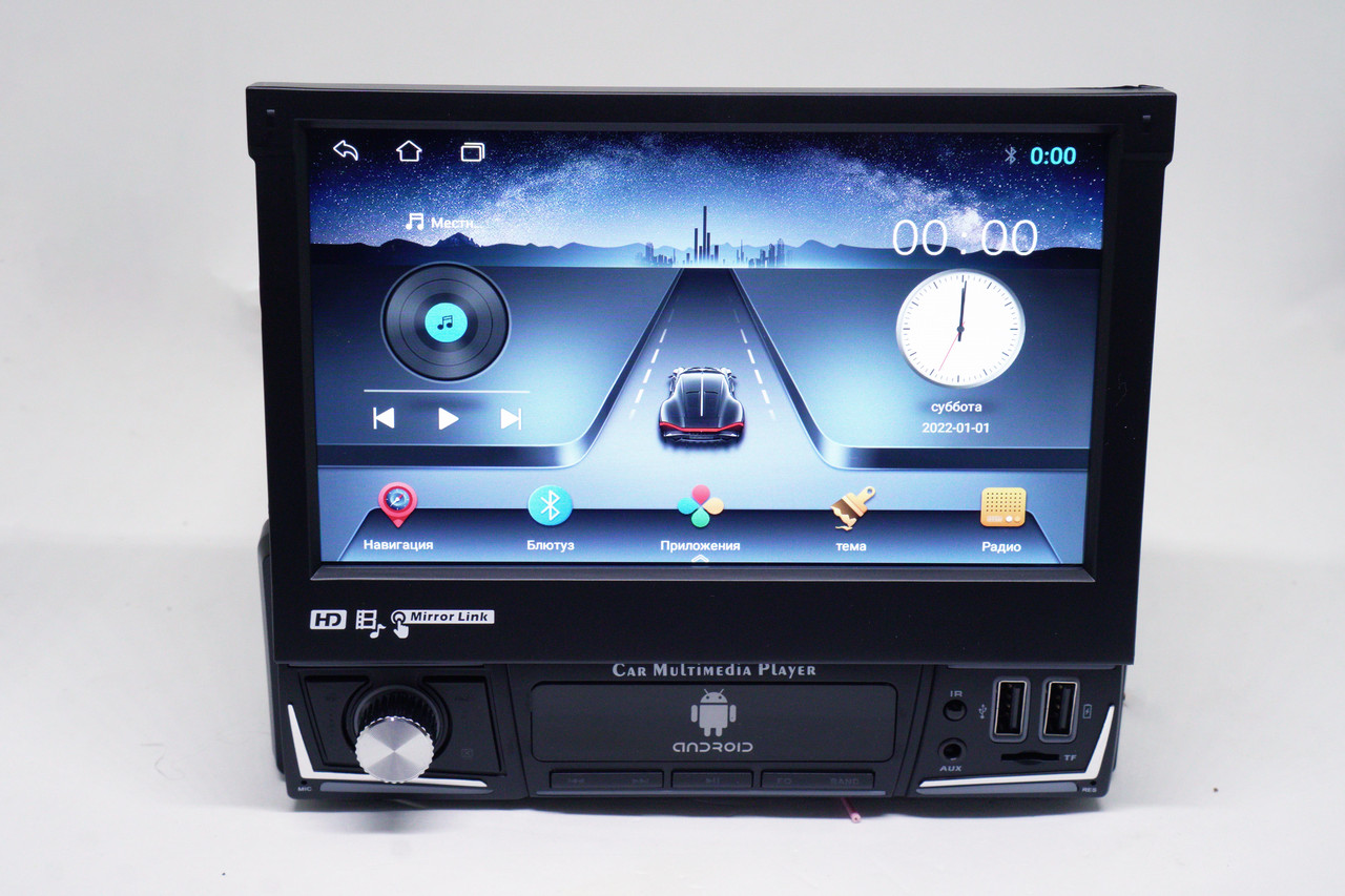 1din 9601 7" Екран/4Ядра/1Gb Ram/ GPS/WiFi/Android (немоторизований екран)