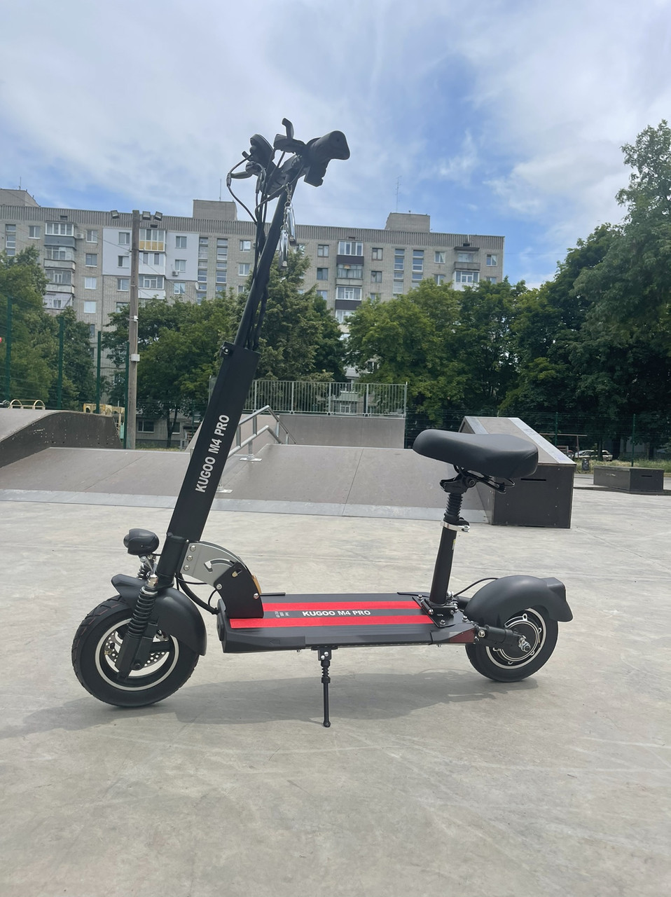 Електросамокат із сидінням KUGOO М4 PRO 2023 Чорний