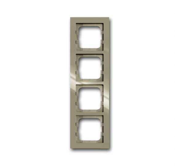 Рамка 4 посту ABB Busch Jaeger Axcent 1724-299-500 Бежевий мейсон (2CKA001754A4484)