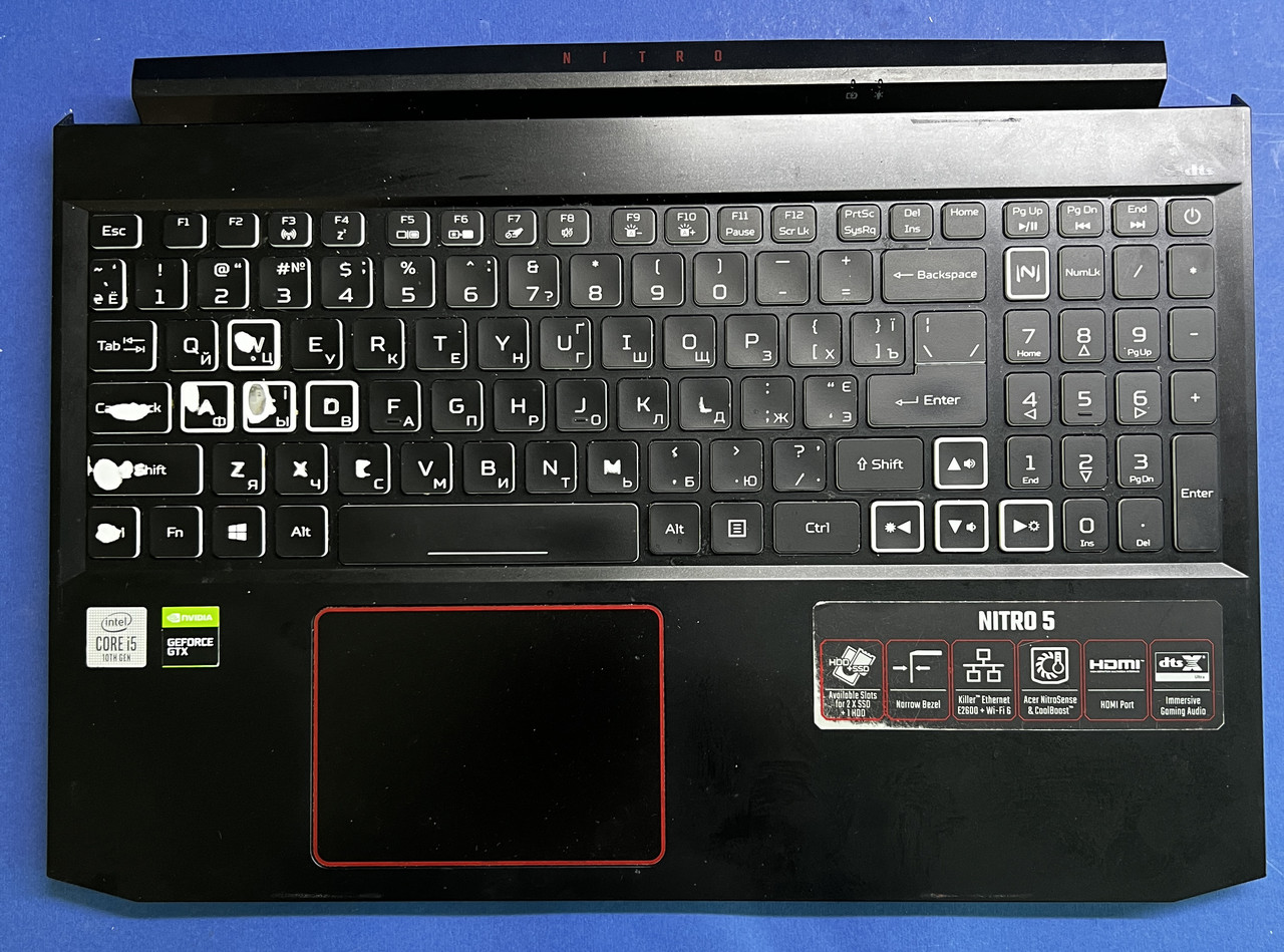 Розбирання ноутбука Acer Nitro 515-55 Верх кришка