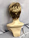 Жіноча штучна коротка перука Iren колір світло-русявий, фото 3
