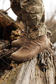 Тактичні Напівчеревики Крейзі USA Койот Шкіра