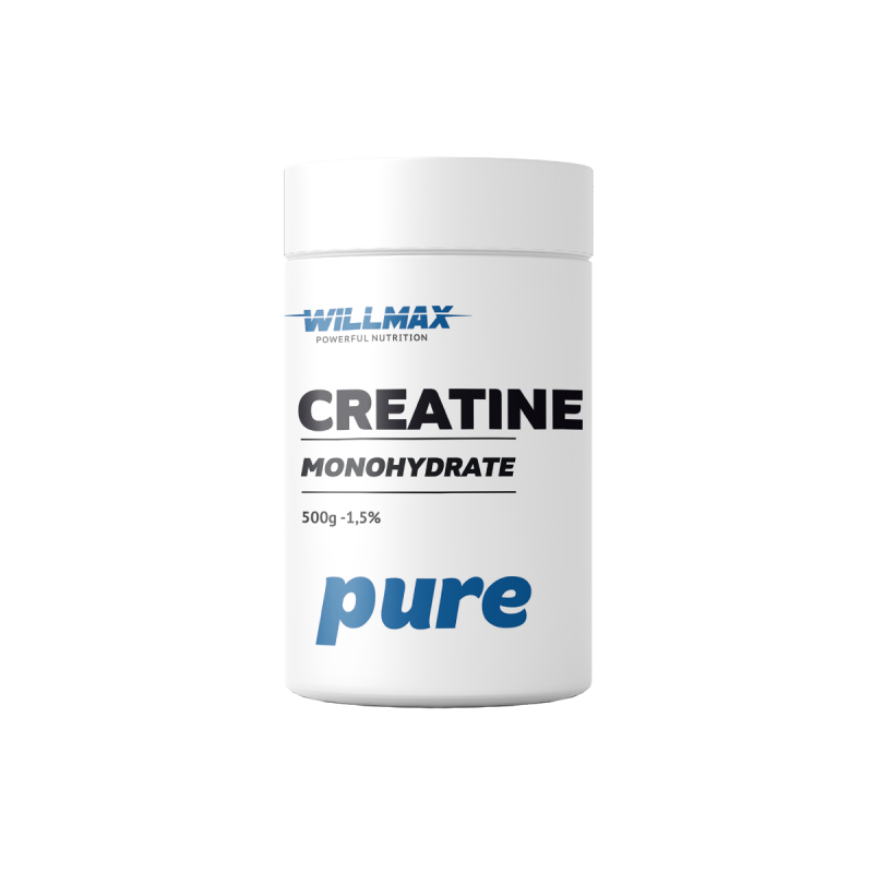 Креатин чистий Creatine Monohydrate 500g Willmax