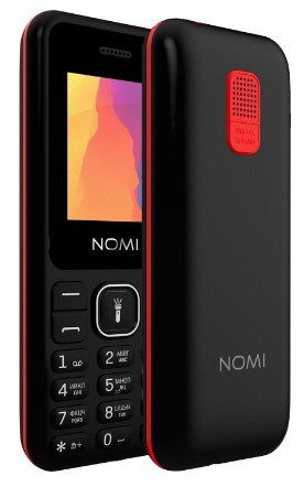 Телефон Nomi i1880 Black-Red