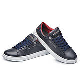 Кросівки Чоловічі Шкіряні Сині, фото 2