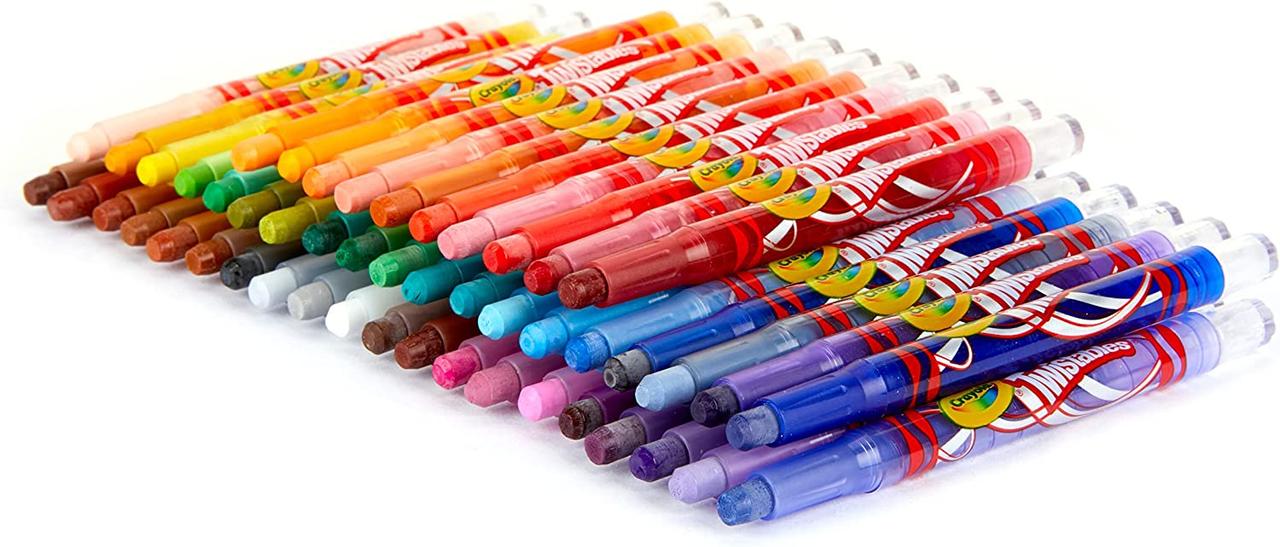 Детские цветные карандаши с выкручивающимся стержнем Twistables 50 цветов, Crayola крайола - фото 3 - id-p1794764780