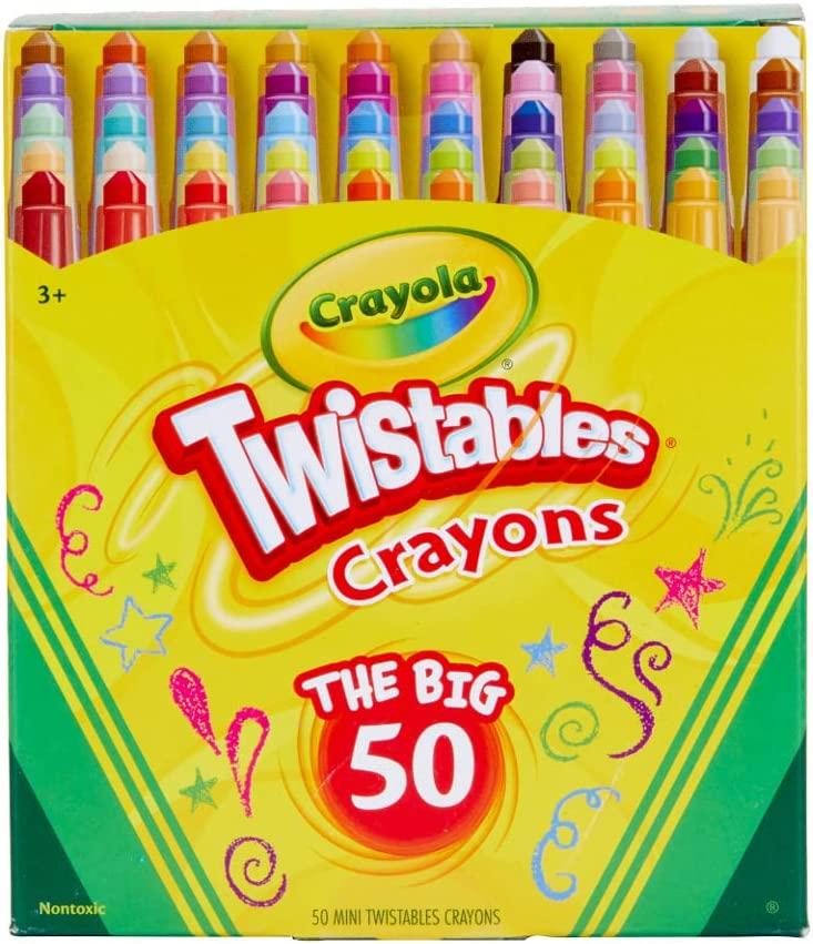 Детские цветные карандаши с выкручивающимся стержнем Twistables 50 цветов, Crayola крайола - фото 2 - id-p1794764780