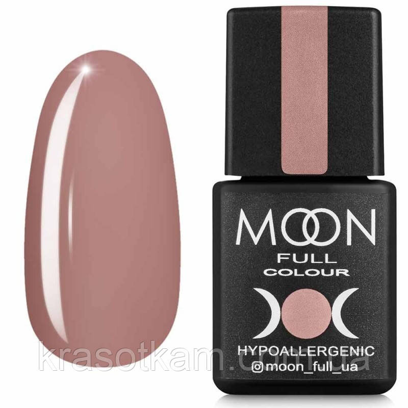Гель-лак Moon Full Air Nude No07 бежевий темний, 8 мл.