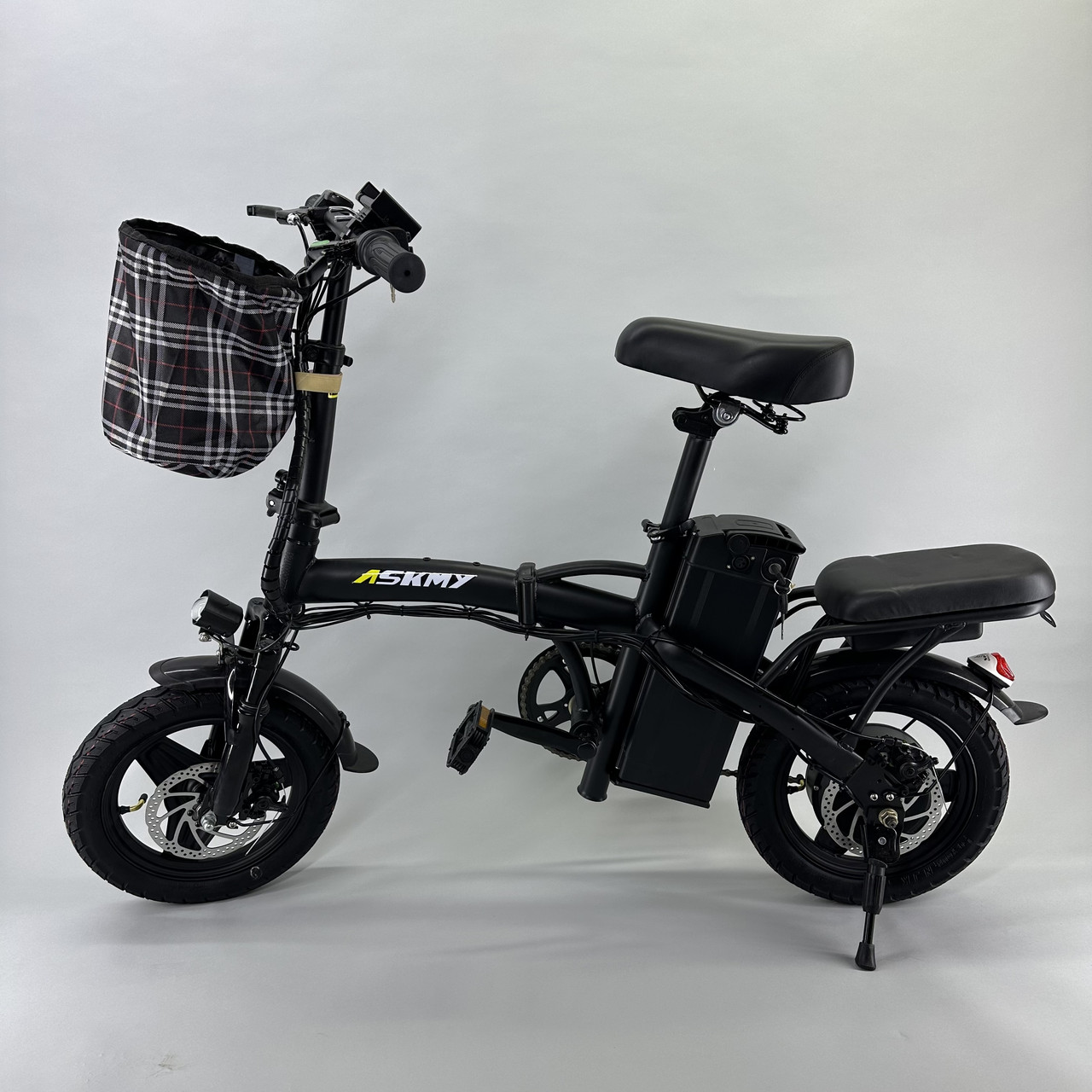 Електровелосипед Askmy 14" (500 W 48 V 13 Ah) Чорний