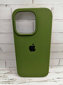 Чохол на iPhone 14 Pro накладка бампер протиударний Original Soft army Green