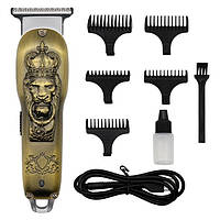 Машинка - тример для стрижки волосся та бороди Rozia HQ300 акумуляторна з насадками
