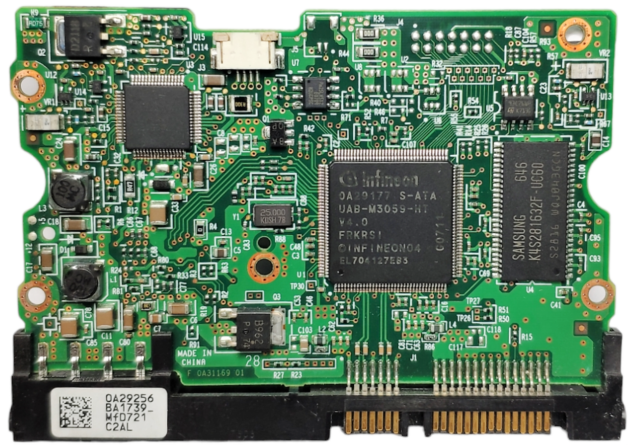 Плата HDD PCB 0A31169 0A29256 BA1739_ Hitachi HDS725050KLA360