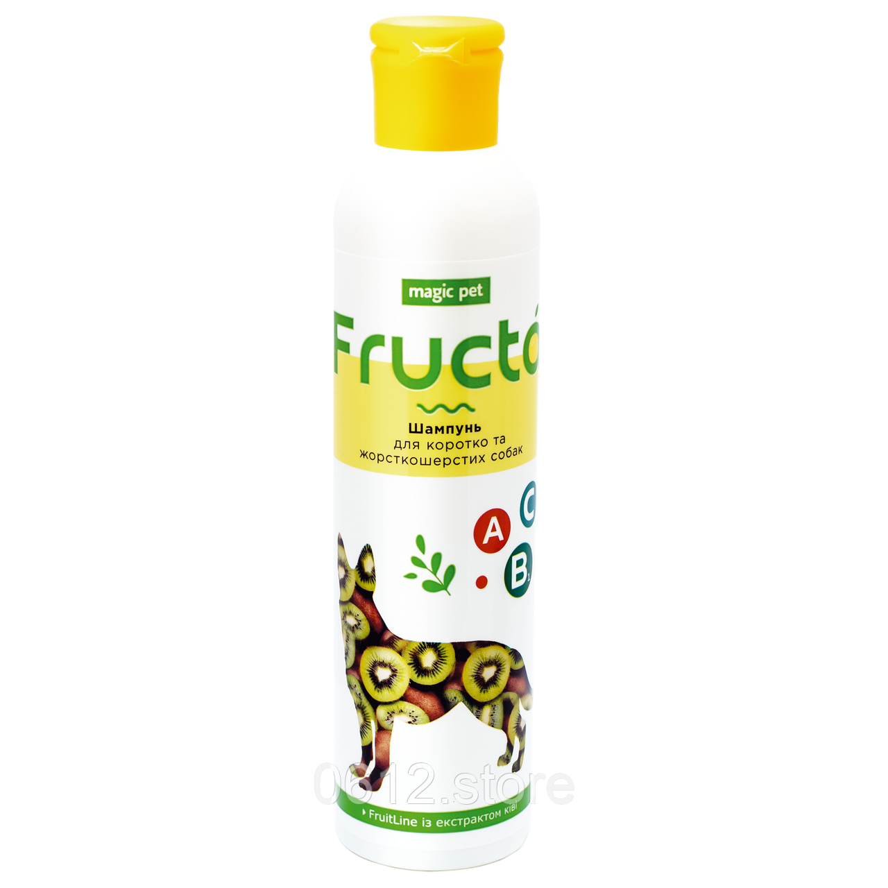 Шампунь Magic Pet Fruit Line Ківі для коротко та жорсткошерстих собак, 220 мл, фото 1