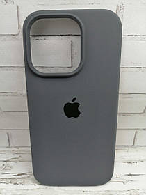 Чохол на iPhone 14 Pro накладка бампер протиударний Original Soft charcoal grey