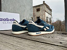 Чоловічі кросівки Reebok Classic Blue/White сині з білим, фото 6