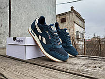 Чоловічі кросівки Reebok Classic Blue/White сині з білим, фото 5