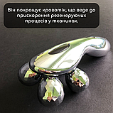 Зручний роликовий масажер для тіла обличчя ручний масажер проти зморшок SP-Planeta (119), фото 5