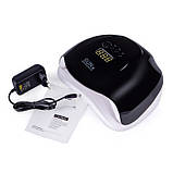 Лампа для сушіння нігтів SUN X UV+LED 54 Вт Black, фото 5