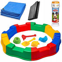 Пісочниці модуліовані різнобарвні 136 см