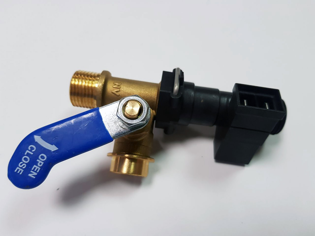 Кран підживлення (короткий) з реле протоку на газовий котел Ferroli 39819560-1