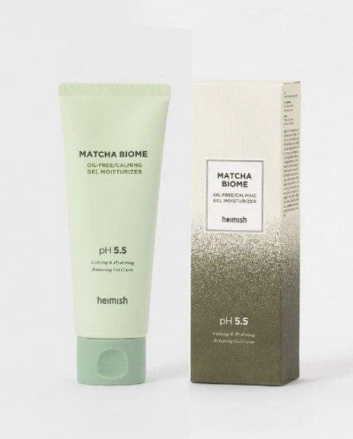 Заспокійливий крем-гель без олій із пробіотиками Heimish Matcha Biome Oil-Free Calming Gel Moisturizer
