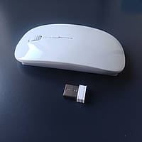 Миша для комп'ютера G-132, бездротова, біла в блістері