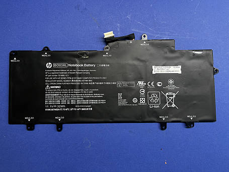 Розбирання ноутбука HP 14-Z000NL Корпус АКБ BO03XL Плата USB, фото 2