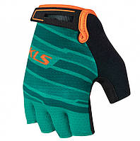 Велоперчатки KLS Factor 022 Green зеленые L (обхват ладони 20 см.)