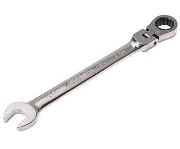 Ключ ріжково-накидний шарнірний з тріскачкою 12 мм