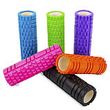 Ролер масажний циліндр (ролик мфр) 45 см Grid Combi Roller FI-6675, фото 8