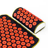 Масажний килимок Аплікатор Кузнєцова + міні килимок + валик масажер для спини/шиї/ніг OSPORT Set №2 (n-0022), фото 10