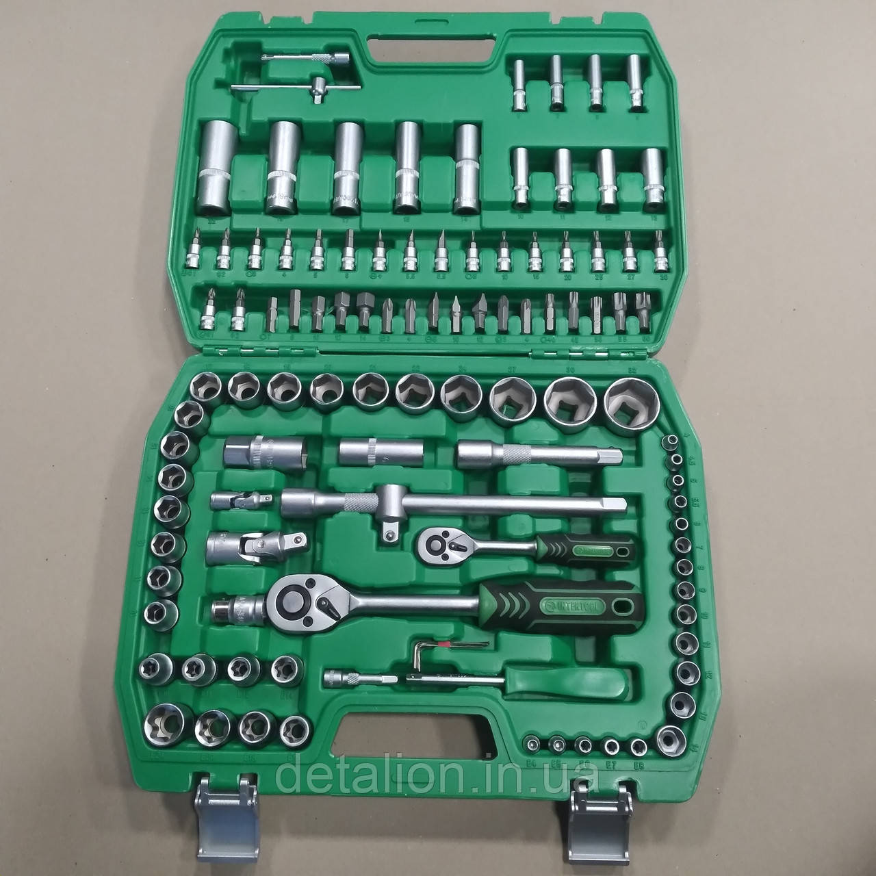 Набір інструментів 1/2" & 1/4" 108 од. INTERTOOL ET-6108SP