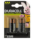 Акумуляторна батарея Duracell AAA/HR3 (1.2V, Ni-Mh, 750mAh, блистер, 4шт)