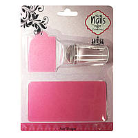 Набір для стемпінгу Molekula широкий, прозорий