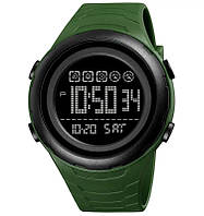 Спортивные мужские часы Skmei 1674AGBK Army Green-black водостойкие наручные кварцевые